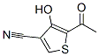 3-Thiophenecarbonitrile, 5-acetyl-4-hydroxy- (9CI) Structure