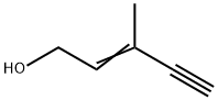3-Methyl-2-penten-4-yn-1-ol 구조식 이미지