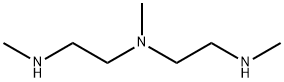 N,N'-dimethyl-N-[2-(methylamino)ethyl]ethylenediamine  구조식 이미지