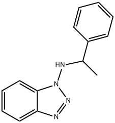 alpha-methylbenzylaminobenzotriazole 구조식 이미지