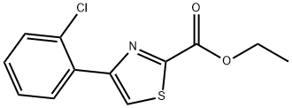 에틸4-(2-클로로페닐)티아졸-2-카르복실레이트 구조식 이미지