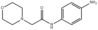 N-(4-아미노페닐)-2-모르폴린-4-일라세타미드 구조식 이미지
