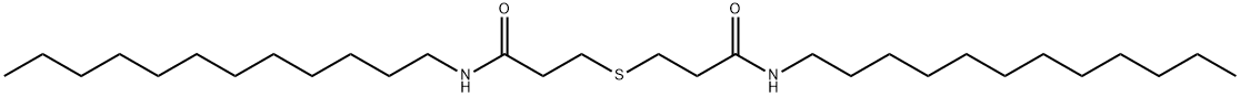 3,3'-thiobis[N-dodecylpropionamide]  Structure