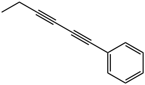 1-Phenyl-1,3-hexadiyne Structure