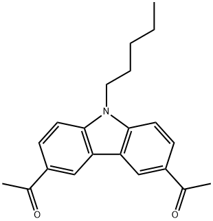 3,6-Diacetyl-9-pentyl-9H-carbazole Structure