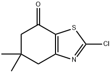 2-Chloro-5,5-diMethyl-5,6-dihydro-4H-benzothiazol-7-one 구조식 이미지