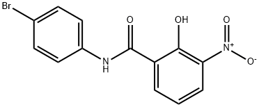 4BROMO3NITROSALICYLANILIDE Structure