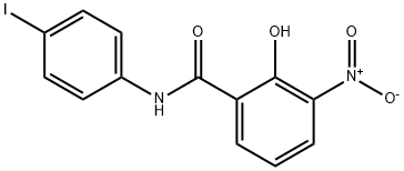 4IODO3NITROSALICYLANILIDE Structure