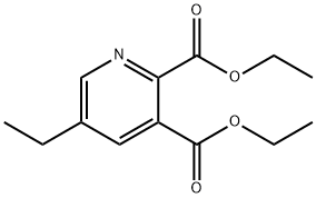5-Ethylpyridine-2,3-dicarboxylic acid diethyl ester Structure