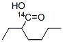 2-에틸헥사노산-(CARBOXY-14C) 구조식 이미지