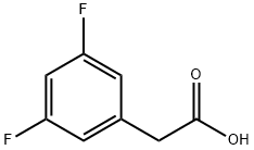 3,5-Difluorophenylacetic acid 구조식 이미지