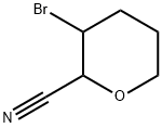 3-broMotetrahydro-2H-pyran-2-carbonitrile Structure