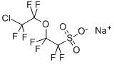 2-(2-CHLORO-1,1,2,2-TETRAFLUOROETHOXY)-1,1,2,2-TETRAFLUORO-ETHANESULFONICACID,나트륨염 구조식 이미지