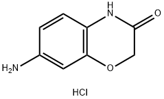 7-아미노-4H-벤조[1,4]옥사진-3-온염산염 구조식 이미지