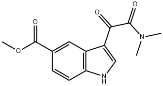 α,β-Dioxo-N-N-diMethyltryptaMine 5-Carboxylic Acid Methyl Ester Structure