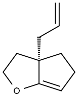 (S)-5-Allyl-2-oxabicyclo[3.3.0]oct-8-ene Structure