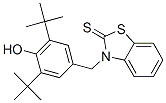 3-(4-Hydroxy-3,5-di-tert-butylbenzyl)benzothiazole-2(3H)-thione Structure