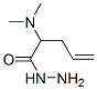 4-Pentenoic  acid,  2-(dimethylamino)-,  hydrazide Structure