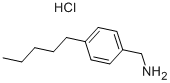 4-PENTYLBENZYLAMINE HYDROCHLORIDE Structure