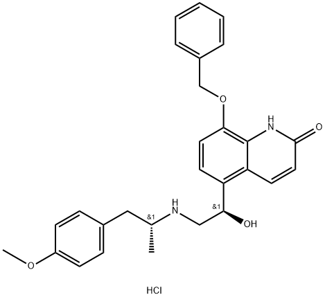 8-O-Benzyl CarMoterol Hydrochloride Structure