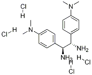 (1S,2S)-1,2-Bis(4-dimethylaminophenyl)-1,2-ethanediamine  tetrahydrochloride 구조식 이미지