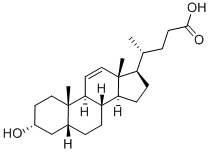 5B-CHOL-11-ENIC ACID-3A-OL Structure