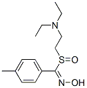 S-(2-(diethylamino)ethyl) alpha-keto-4-methylbenzothiohydroximate Structure