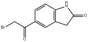 5-(BROMOACETYL)-1,3-DIHYDRO-2H-INDOL-2-ONE 97 Structure