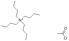 Tetrabutylammonium acetate Structure