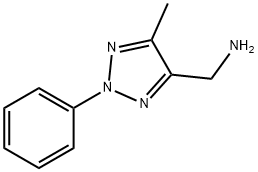 (5-METHYL-2-PHENYL-2H-1,2,3-TRIAZOL-4-YL)METHYLAMINE Structure