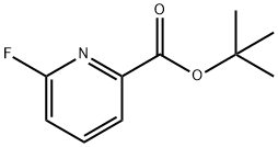 2-피리딘카르복실산,6-플루오로-,1,1-디메틸에틸에스테르 구조식 이미지