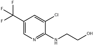 2-{[3-Chloro-5-(trifluoromethyl)-2-pyridinyl]-amino}-1-ethanol 구조식 이미지