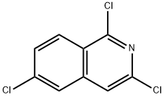 1,3,6-트리클로로이소퀴놀린 구조식 이미지