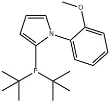 N-(2-Methoxyphenyl)-2-(di-t-butylphosphino)pyrrole,92% [cataCXiuM POMetB] 구조식 이미지