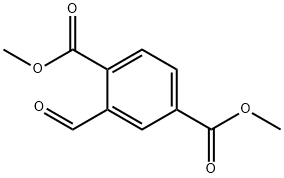 1,4-Benzenedicarboxylic  acid,  2-formyl-,1,4-dimethyl  ester 구조식 이미지