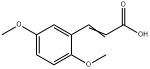 2,5-Dimethoxycinnamic acid 구조식 이미지