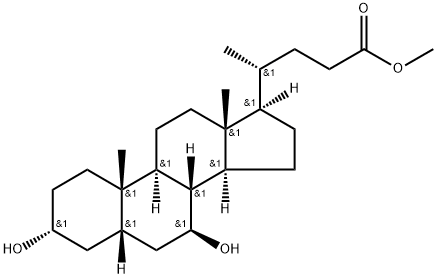 Deoxyursocholic acid methyl ester 구조식 이미지