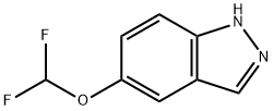 1H-Indazole, 5-(difluoroMethoxy)- Structure