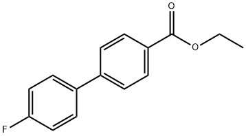 4'-FluoroBiphenyl-4-carBoxylicacidethylester Structure