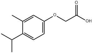 (4-ISOPROPYL-3-METHYL-PHENOXY)-아세트산 구조식 이미지