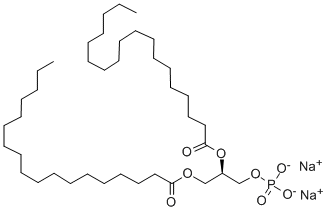 1,2-DISTEAROYL-SN-GLYCERO-3-PHOSPHATIDIC ACID DISODIUM SALT Structure