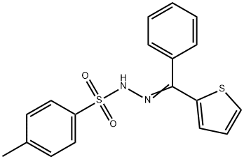 PHENYL-2-THIENYL TOSYLHYDRAZONE 구조식 이미지