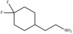 4,4-DifluorocyclohexaneethanaMine Structure