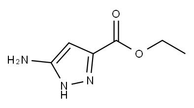 ethyl 5-amino-1H-pyrazole-3-carboxylate 구조식 이미지