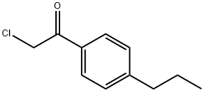 2-chloro-4-propylacetophenone  Structure