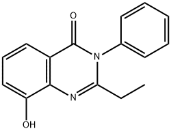 4(3H)-Quinazolinone,  2-ethyl-8-hydroxy-3-phenyl- 구조식 이미지