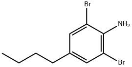 2,6-디브로모-4-부틸아닐린 구조식 이미지