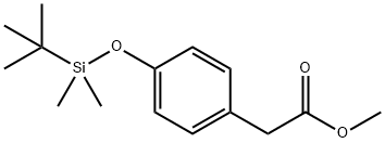 4-tert-ButyldiMethylsilyloxybenzeneacetic Acid Methyl Ester 구조식 이미지