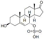 Androst-5-en-17-one, 3-hydroxy-7-(sulfooxy)-, (3beta,7alpha)- (9CI) Structure