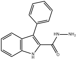 3-PHENYL-1H-INDOLE-2-CARBOHYDRAZIDE 구조식 이미지